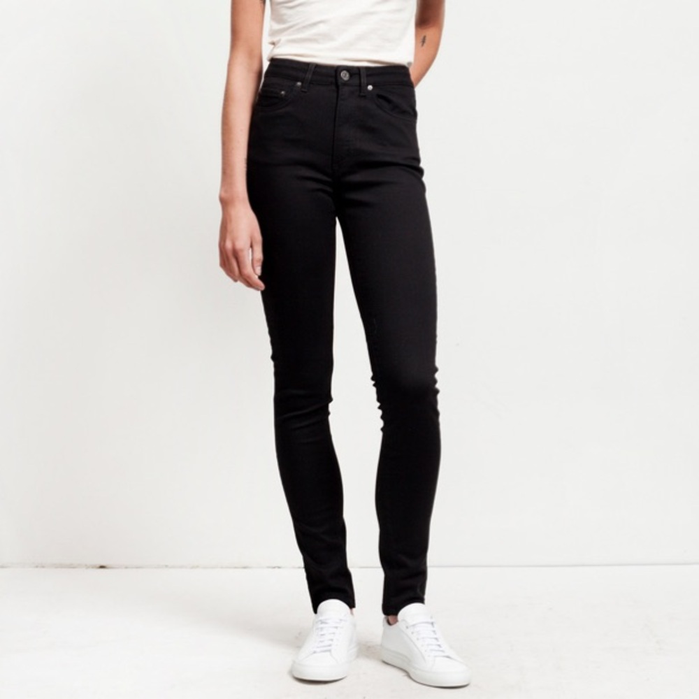 Acne Black Skinny Jeans